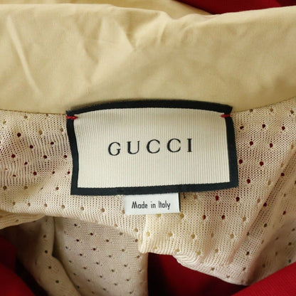 Gucci Plain Knit Zipper Jacket Technical Jersey Zip Up Red — view 7