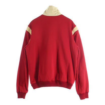 Gucci Plain Knit Zipper Jacket Technical Jersey Zip Up Red — view 2