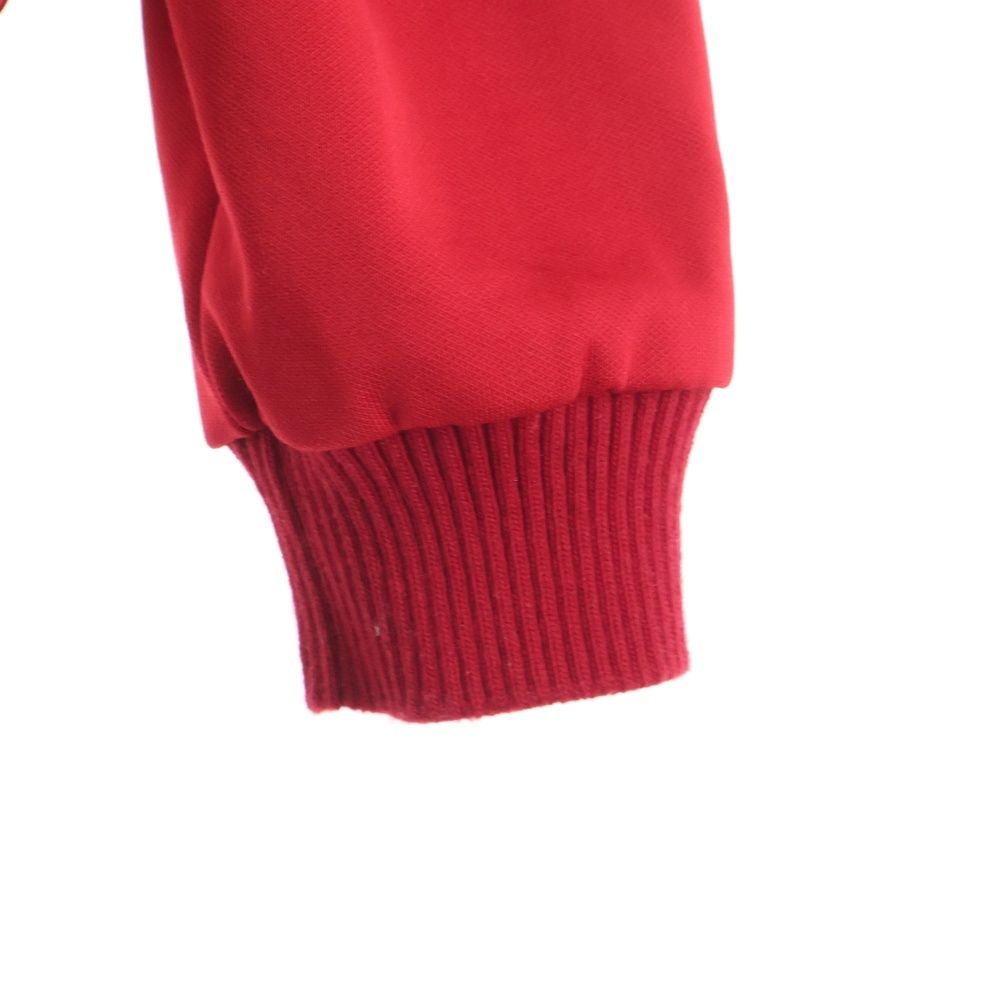 Gucci Plain Knit Zipper Jacket Technical Jersey Zip Up Red — view 5