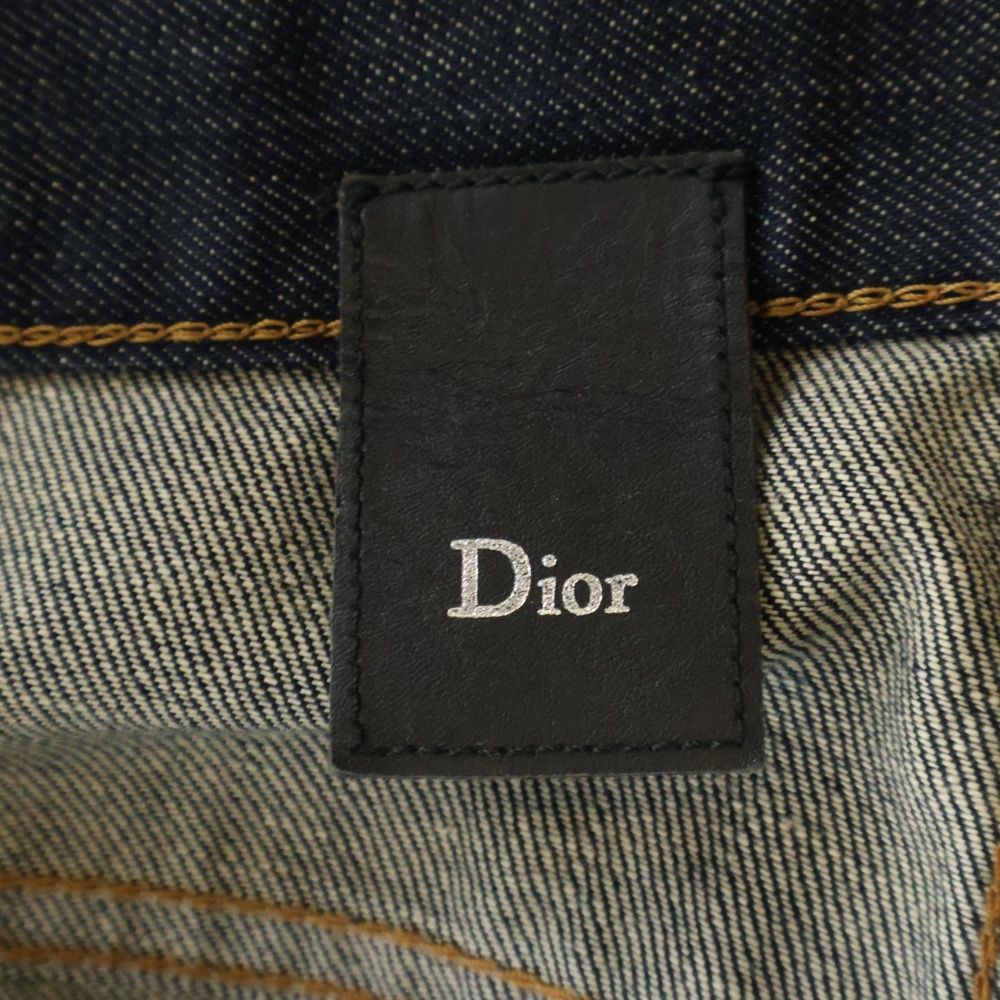 Dior Homme Jake Eddie Era 28 Vintage Wash Denim Pants — view 7
