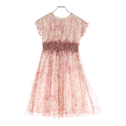 Dior Monsieur Toile Jouy Dress Red