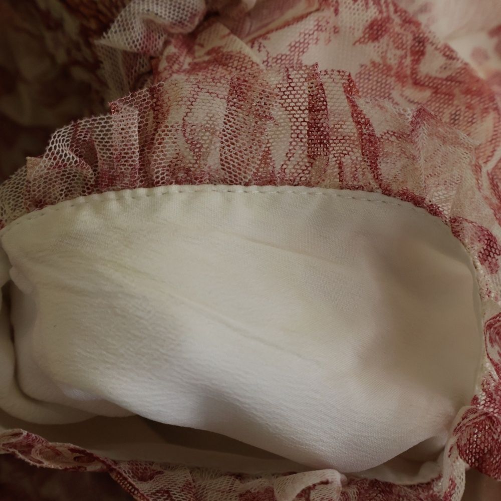 Dior Monsieur Toile Jouy Dress Red — view 3