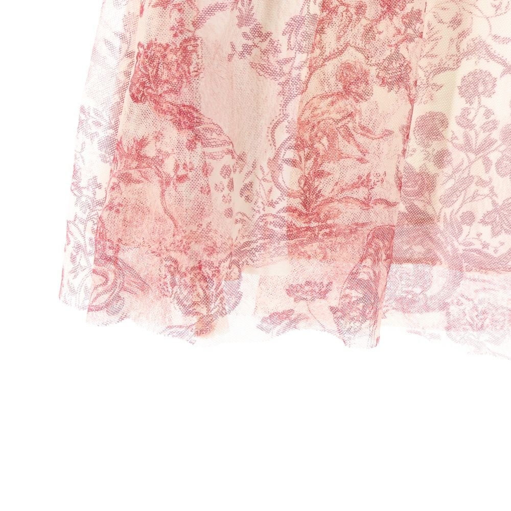 Dior Monsieur Toile Jouy Dress Red — view 4
