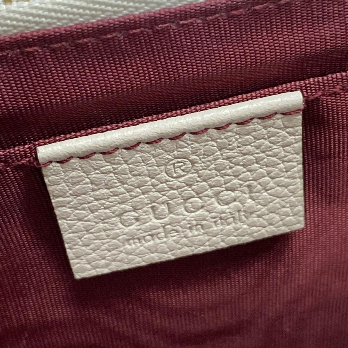 Gucci Shoulder Bag Zumi Ivory Leather — view 8