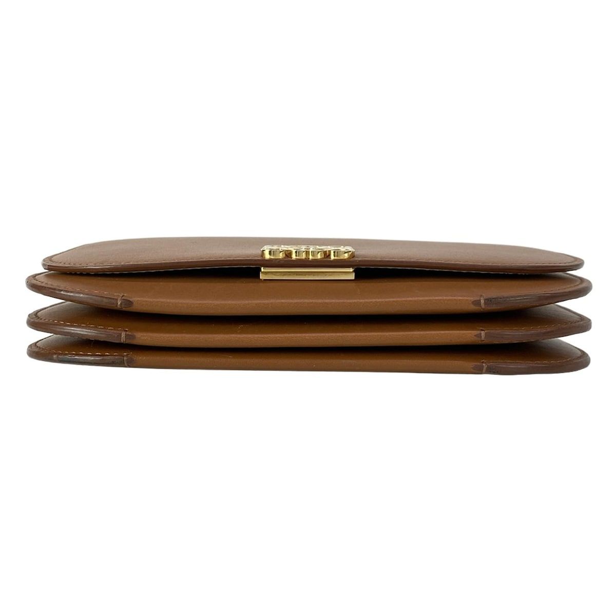 Loewe Shoulder Bag Goya Accordion Clutch Brown Leather — view 5