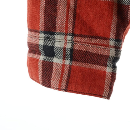 Chrome Hearts Workn Jnkyd Pld Sleeve Floral Print Check Shirt Jacket Red — view 6