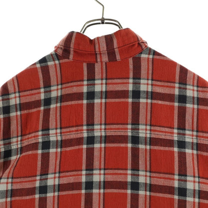 Chrome Hearts Workn Jnkyd Pld Sleeve Floral Print Check Shirt Jacket Red — view 4
