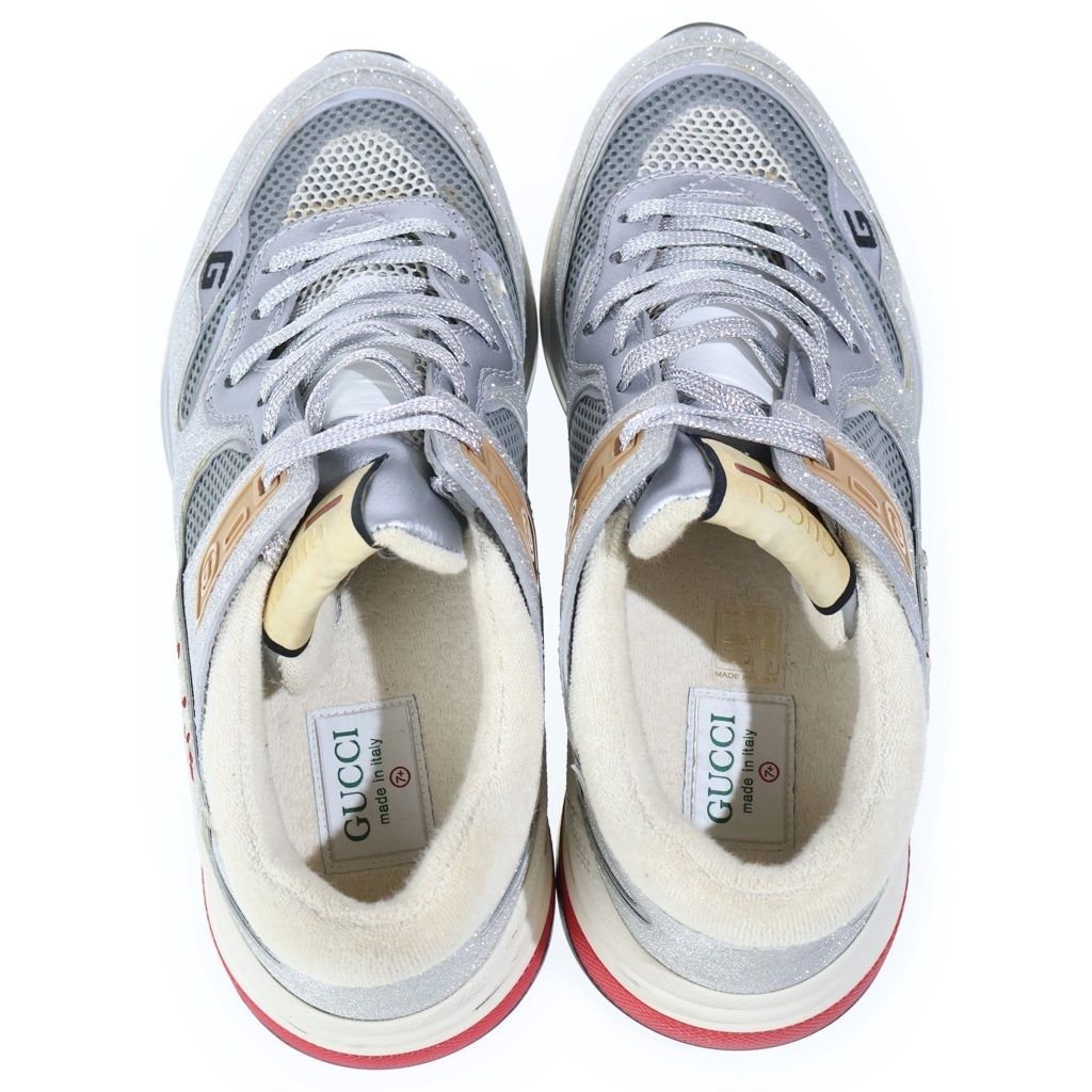 Gucci Ultra Pace Sneakers Silver — view 4
