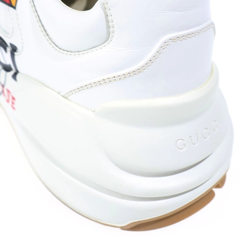 Gucci Rhyton World Wide Sneaker Low Cut Sneakers White — view 6