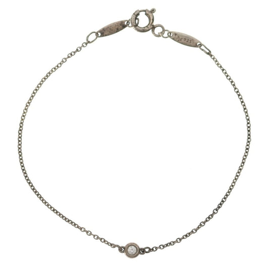 Tiffany & Co by the Yard Bracelet Diamond Silver