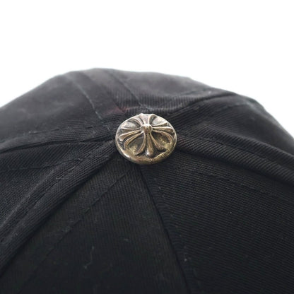 Chrome Hearts CH Hat CH Logo Embroidered Baseball Cap Black Silver — view 5