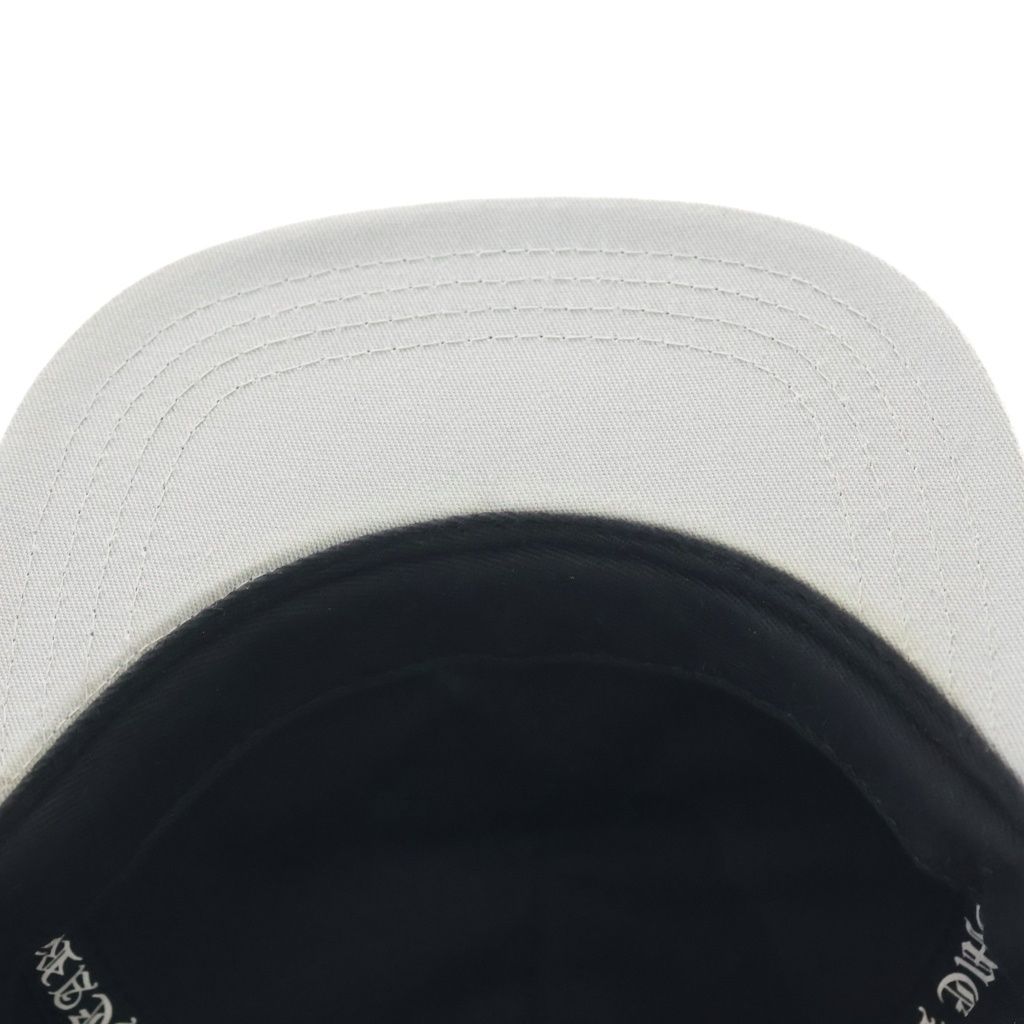 Chrome Hearts CH Hat CH Logo Embroidered Baseball Cap Black Silver — view 6
