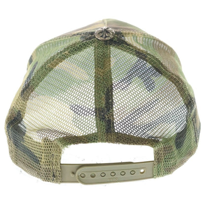 Chrome Hearts Trucker Cap Fuck Patch Camouflage Cap Hat — view 2