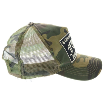 Chrome Hearts Trucker Cap Fuck Patch Camouflage Cap Hat — view 3