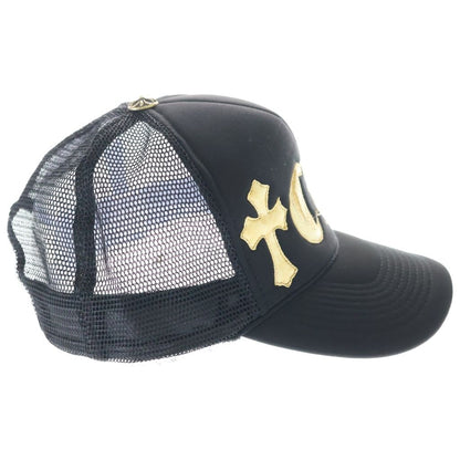 Chrome Hearts Vintage Trucker Cap CH Leather Patch Mesh Cap Hat — view 3
