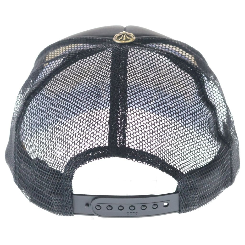 Chrome Hearts Vintage Trucker Cap CH Leather Patch Mesh Cap Hat — view 2