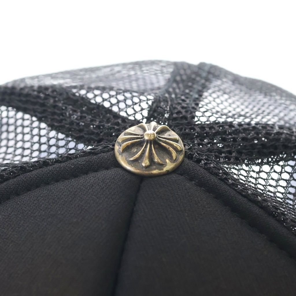 Chrome Hearts Vintage Trucker Cap CH Leather Patch Mesh Cap Hat — view 5