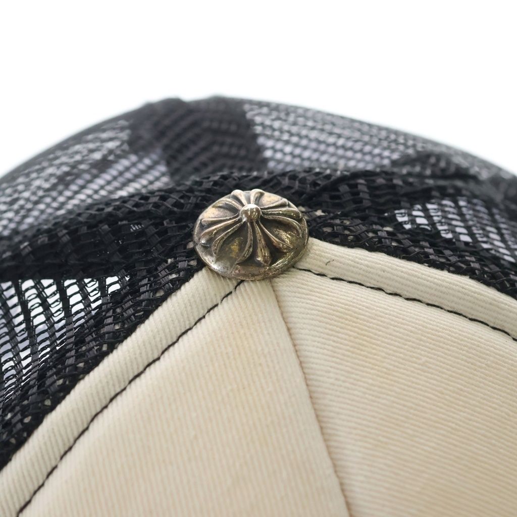 Chrome Hearts Trucker Cap CH Mesh Cap with Patch Cross Ball Hat — view 5