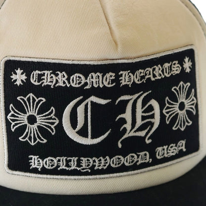 Chrome Hearts Trucker Cap CH Mesh Cap with Patch Cross Ball Hat — view 6