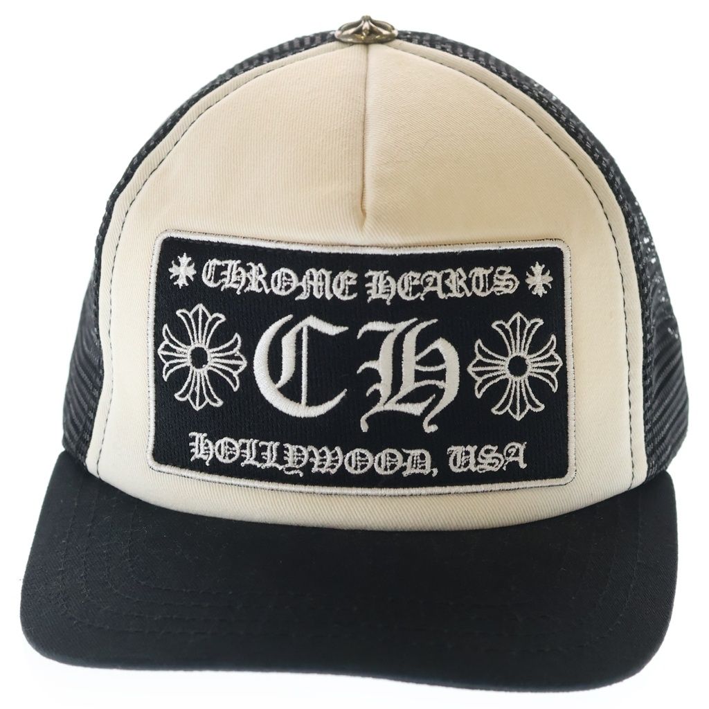 Chrome Hearts Trucker Cap CH Mesh Cap with Patch Cross Ball Hat — view 4