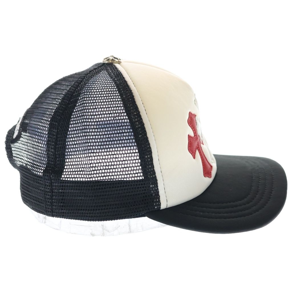 Chrome Hearts Trucker Cap Mesh Hat with Triple Cross Embroidery — view 3