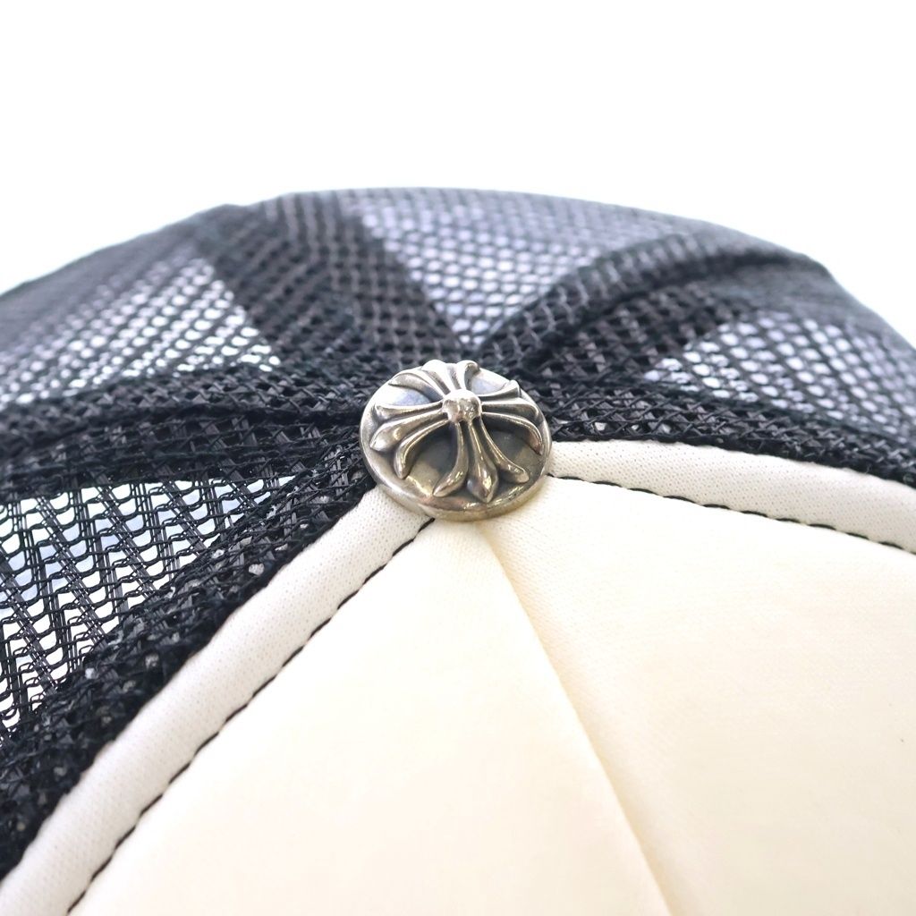 Chrome Hearts Trucker Cap Mesh Hat with Triple Cross Embroidery — view 5