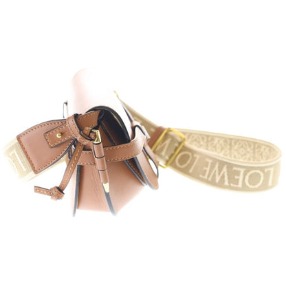Loewe Gate Dual Mini Leather Shoulder Bag Brown — view 3