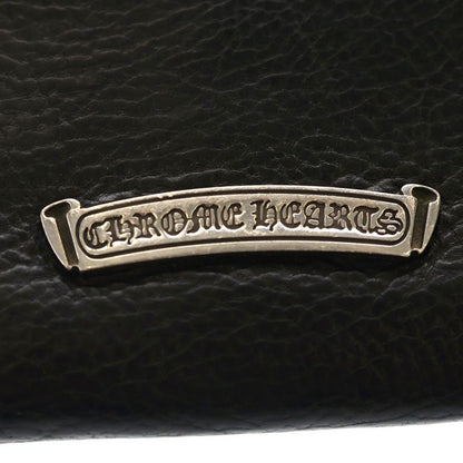 Chrome Hearts Judy Cross Ball Button Leather Wallet Black — view 6