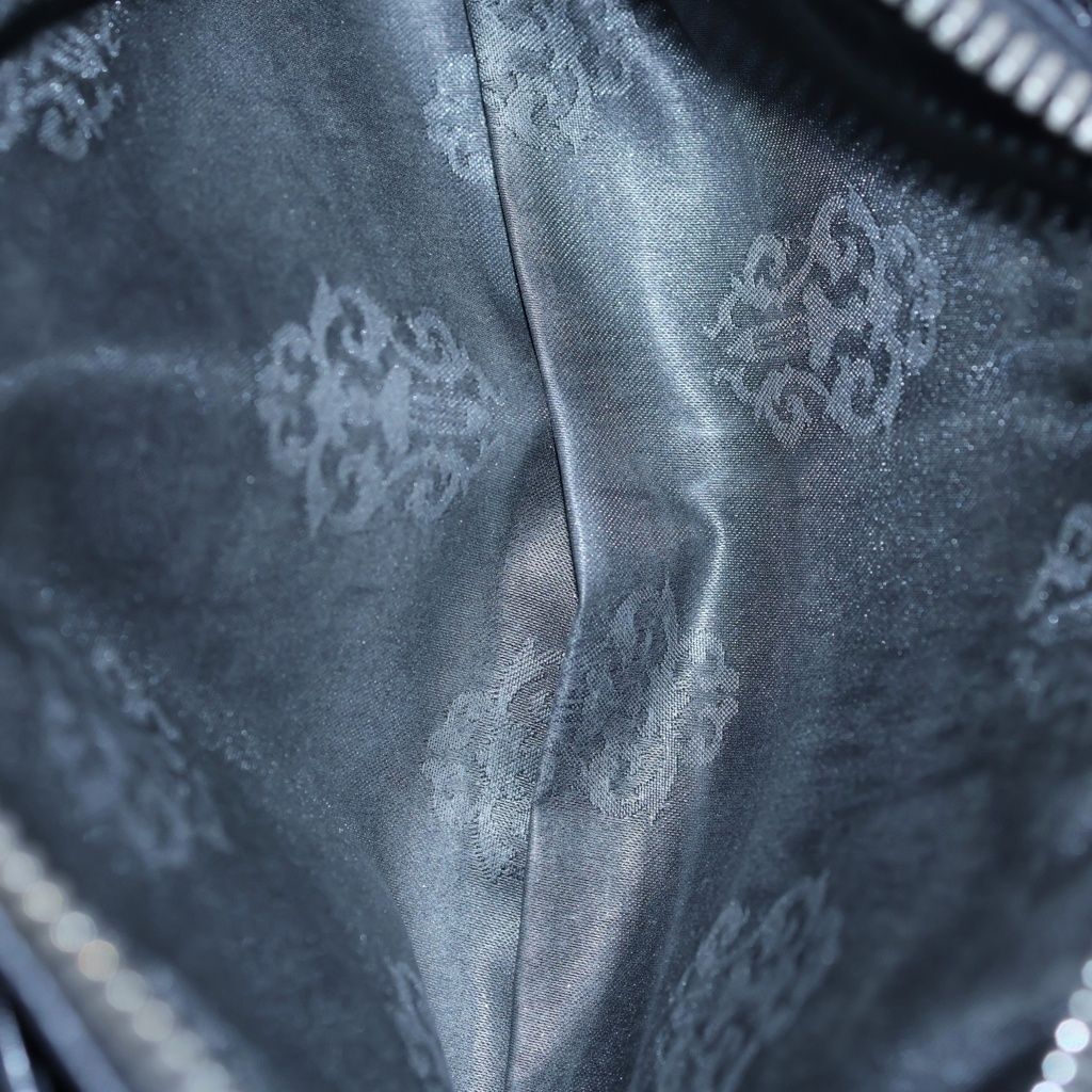 Chrome Hearts Judy Cross Ball Button Leather Wallet Black — view 5