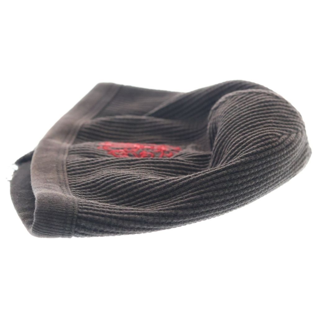 Chrome Hearts Vine Dagger Thermal Beanie Embroidered Black Red Hat — view 3