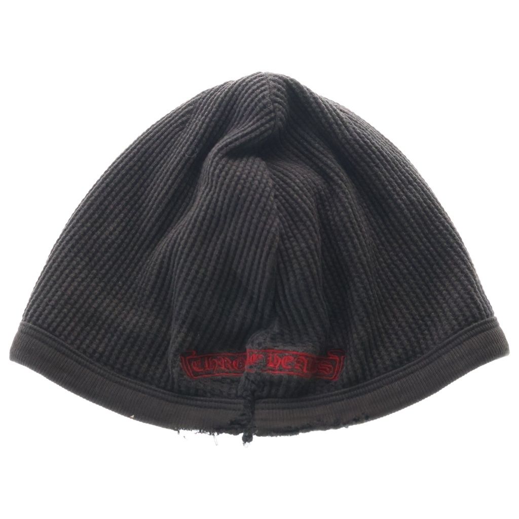 Chrome Hearts Vine Dagger Thermal Beanie Embroidered Black Red Hat — view 2