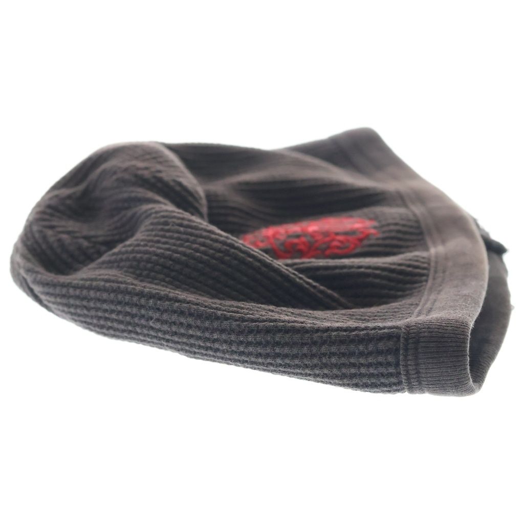 Chrome Hearts Vine Dagger Thermal Beanie Embroidered Black Red Hat — view 4