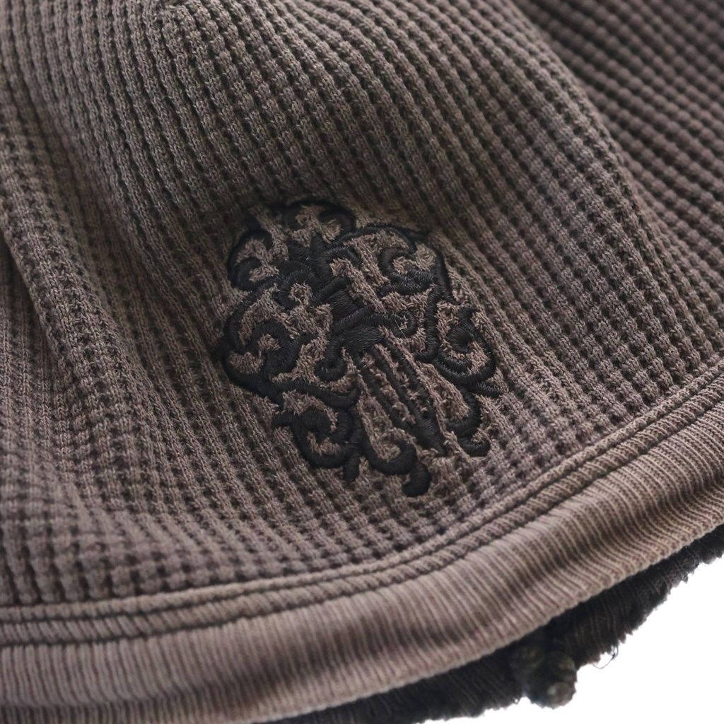 Chrome Hearts Vine Dagger Thermal Beanie Embroidered Black Hat — view 5