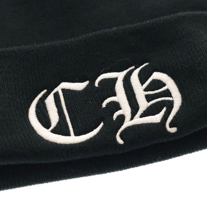 Chrome Hearts Wool Watch Cap CH Embroidery B-d Knit Cap Hat Black — view 5