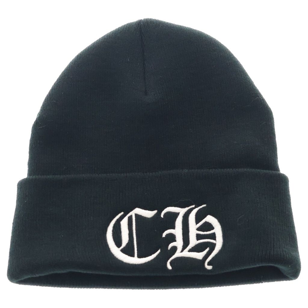 Chrome Hearts Wool Watch Cap CH Embroidery B-d Knit Cap Hat Black