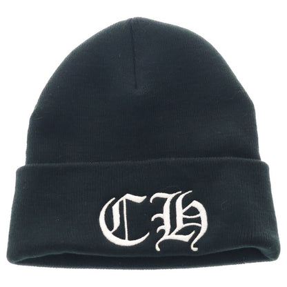 Chrome Hearts Wool Watch Cap CH Embroidery B-d Knit Cap Hat Black