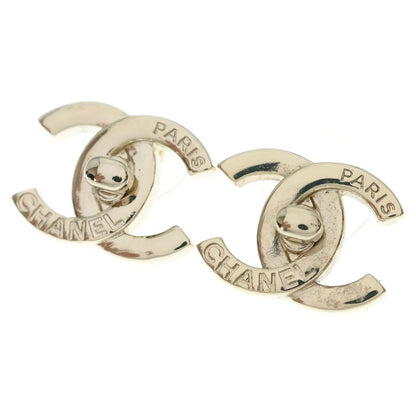 Chanel ninemoblood CC Logo Earrings Gold