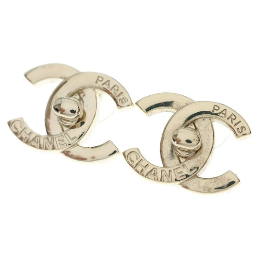 Chanel ninemoblood CC Logo Earrings Gold