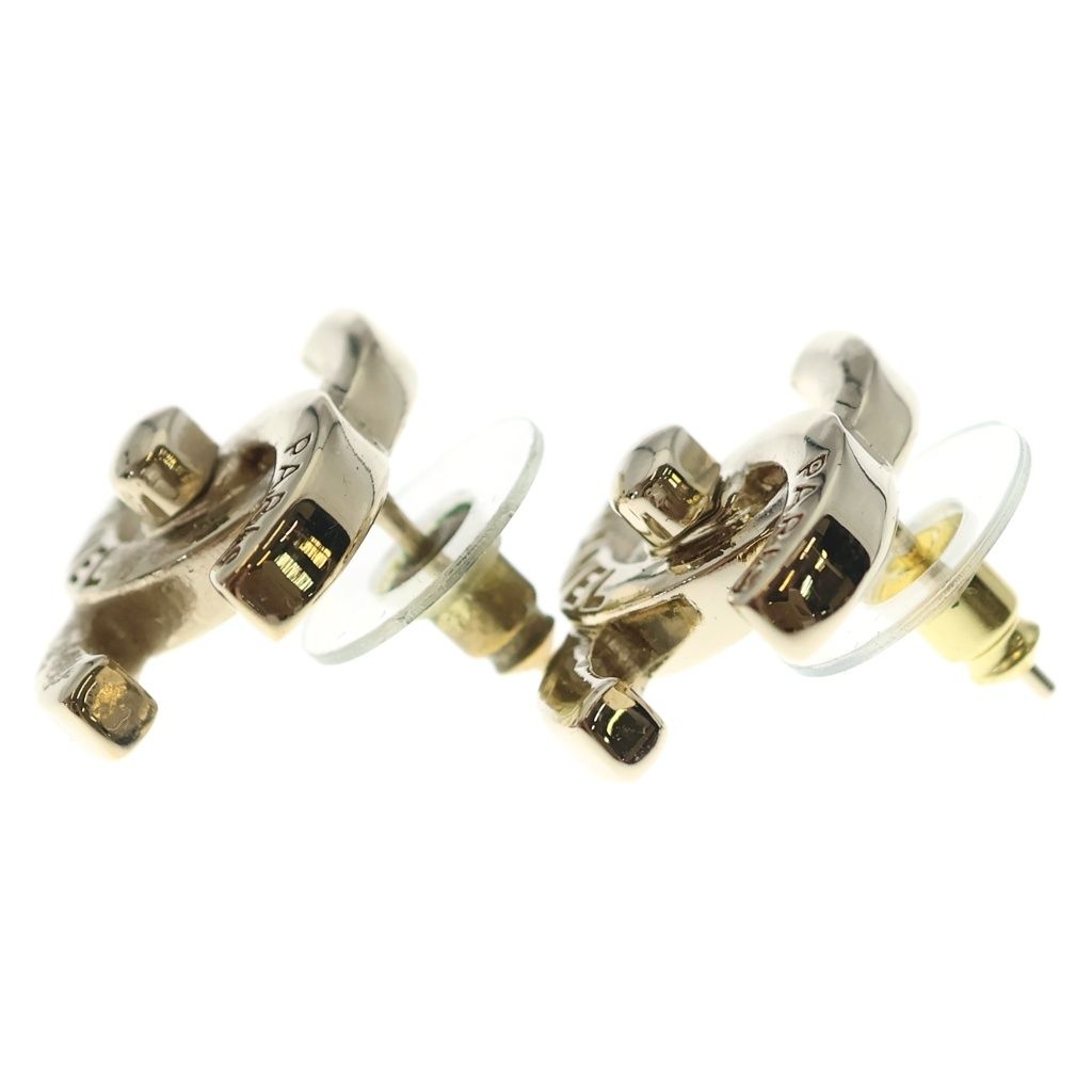 Chanel ninemoblood CC Logo Earrings Gold — view 3