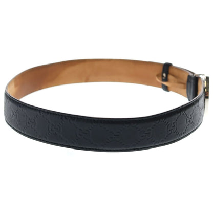 Gucci GG Interlocking Leather Belt Black — view 3