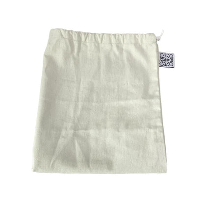Loewe Tote Love Anagram Small Navy Brown White 2-Way Wool — view 8