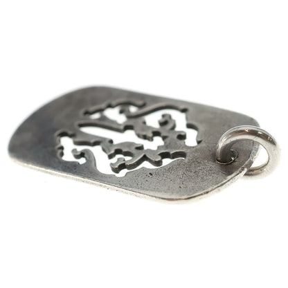 Chrome Hearts Tag Lrg Dagger Vintage Cutout Dog Tag Large Pendant Top Silver — view 6