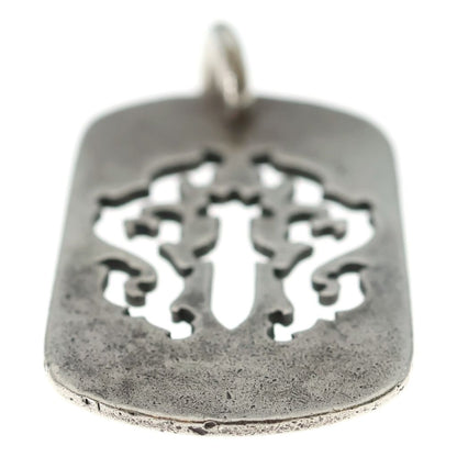 Chrome Hearts Tag Lrg Dagger Vintage Cutout Dog Tag Large Pendant Top Silver — view 5