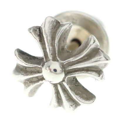 Chrome Hearts No2 CH Pls CH Plus Stud Earrings Silver