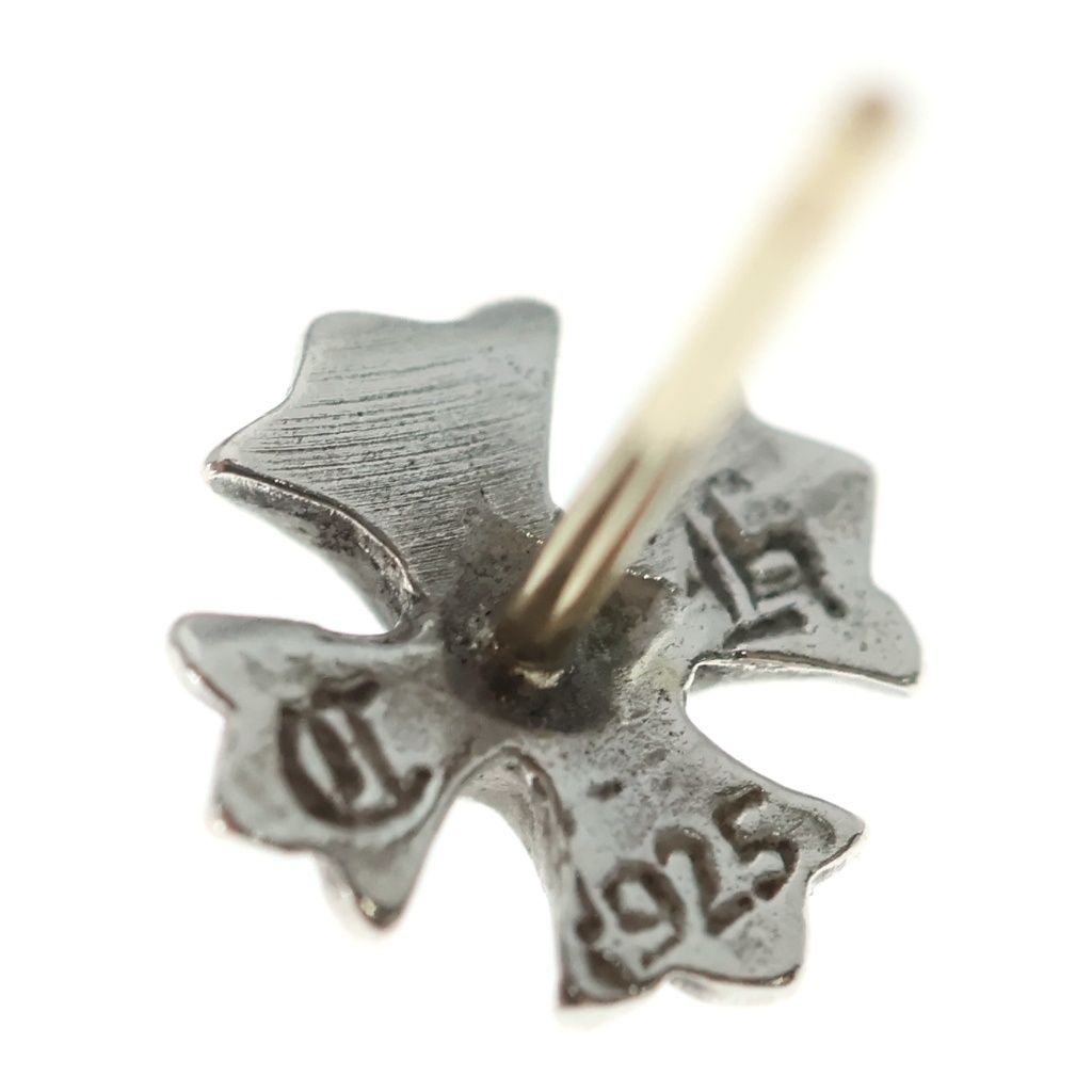 Chrome Hearts No2 CH Pls CH Plus Stud Earrings Silver — view 6