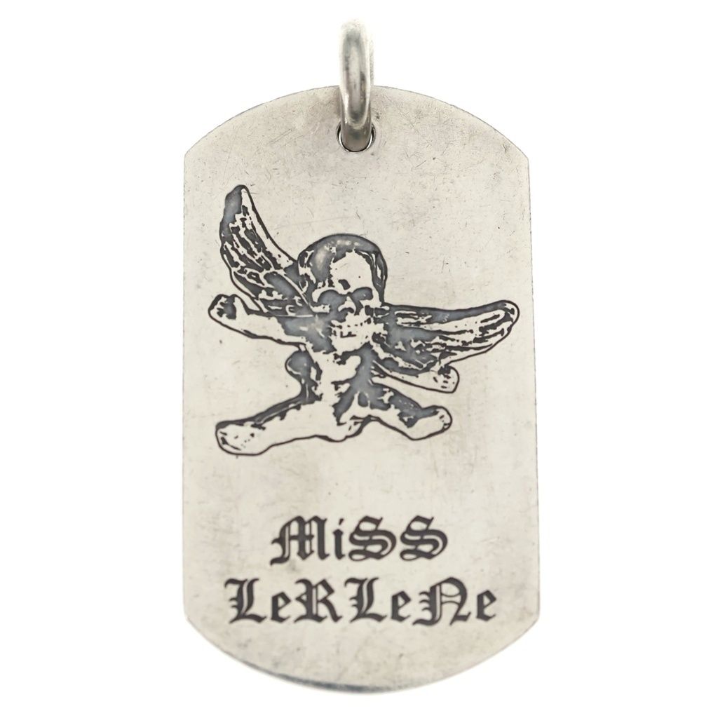 Chrome Hearts Tag Lrg Foti Dog Tag Large Necklace Top
