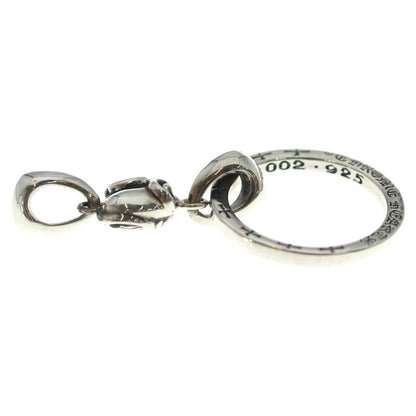 Chrome Hearts Ewlp Ntfl Eye Wear Heart Motif Necklace Silver — view 4