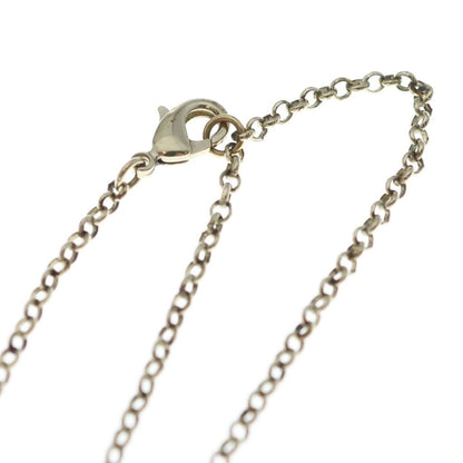 Chanel CC Logo Rhinestone Flower Metal Strass Pearl Chain Necklace Gold — view 4