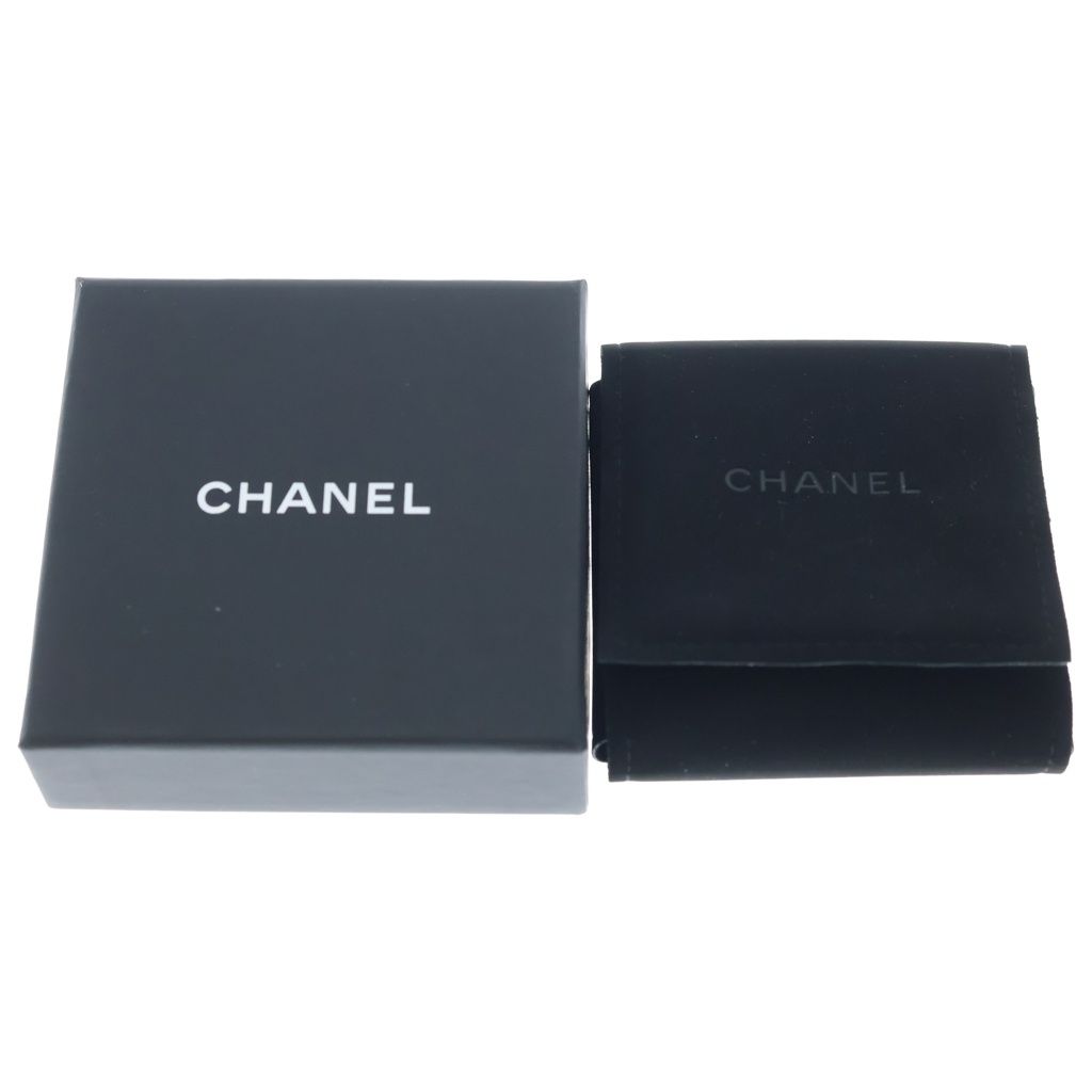 Chanel Earrings CC Logo Rhinestone Metal Strass Pearl — view 6