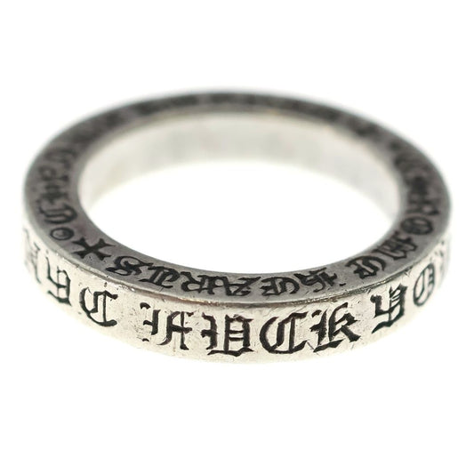 Chrome Hearts mm Spacer Nyc Fuck You Nyc Limited mm Ring Silver